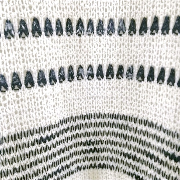 Promesa Navy Stripe Longline Duster cardigan Lightweight - Picture 9 of 11